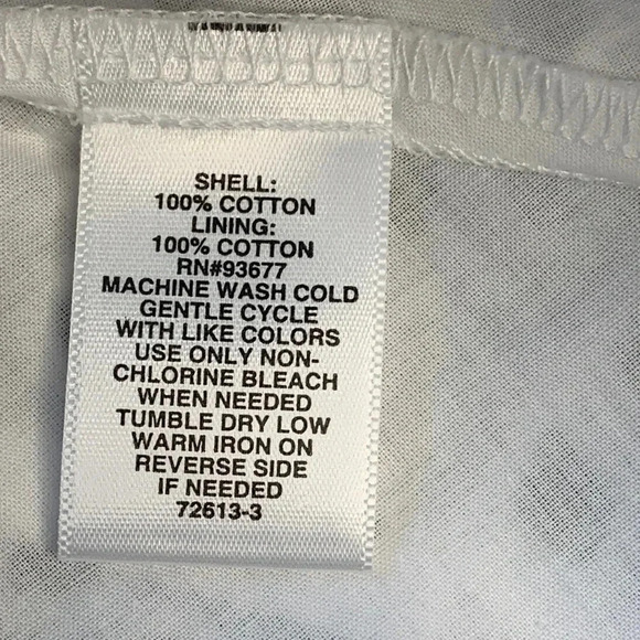 RYEGRASS Embroidered Eyelet White Dress Small NWT - Picture 9 of 9